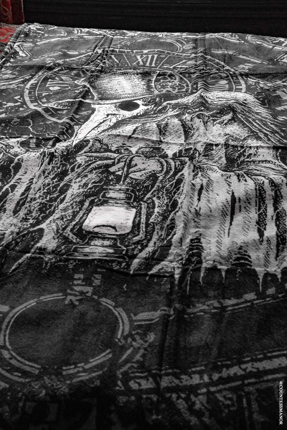 Plague Doctor Beach Towel - Image 6