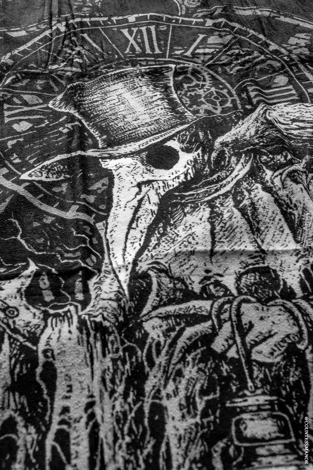 Plague Doctor Beach Towel - Image 7