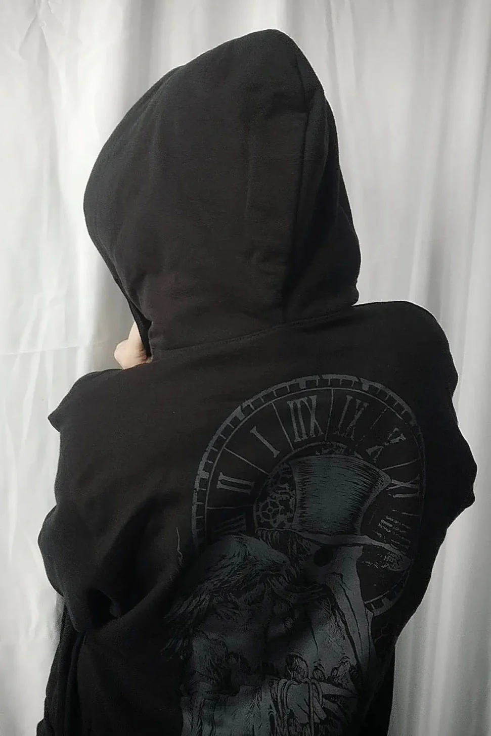 Plague Doctor Hoodie [GREY ASHES] - Image 9
