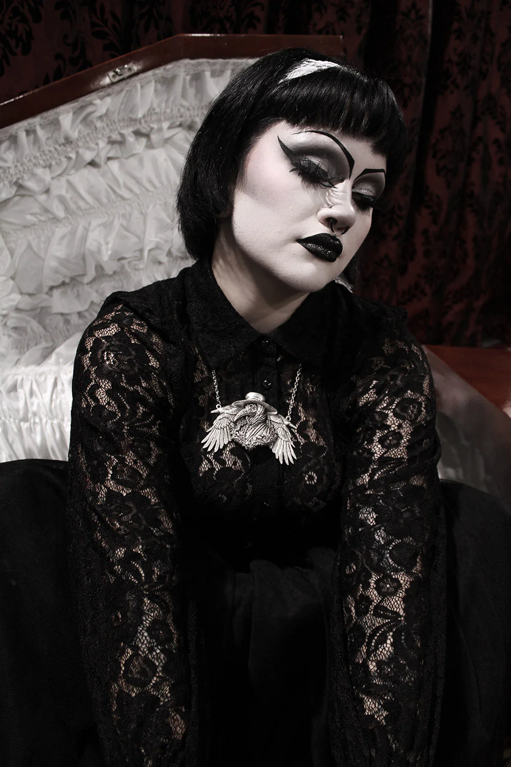 Plague Doctor Necklace [Mother of Hades x VampireFreaks] - Image 5