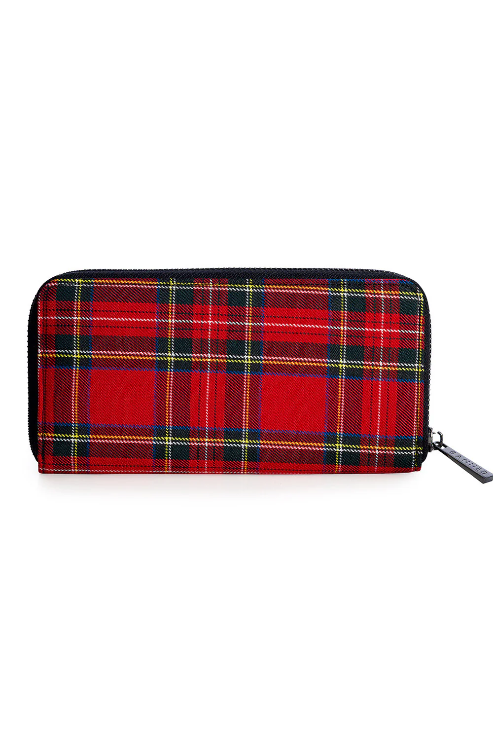 Plaid Batwing Wallet [RED PLAID] - Image 2