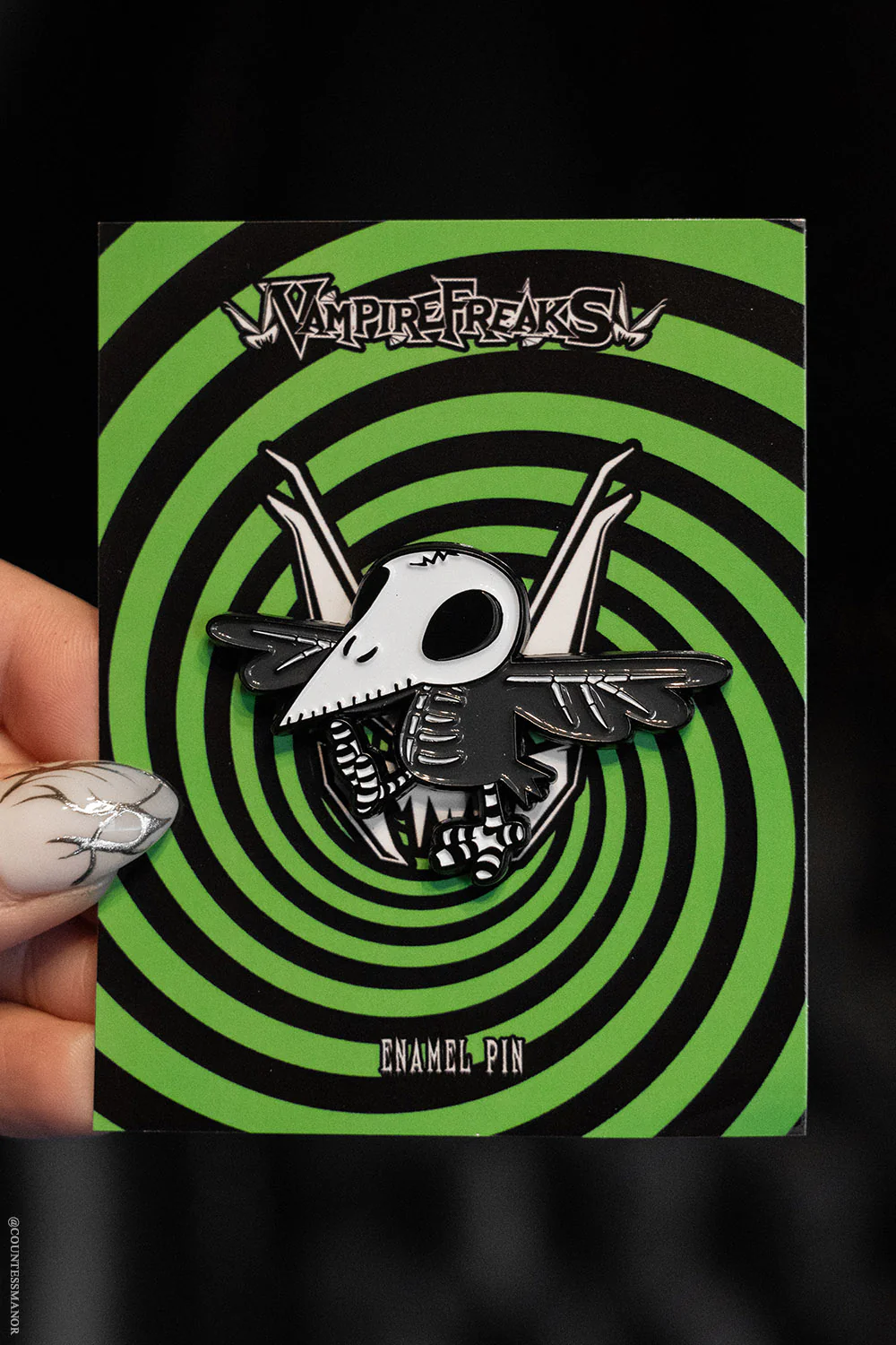 Poe's Raven Enamel Pin
