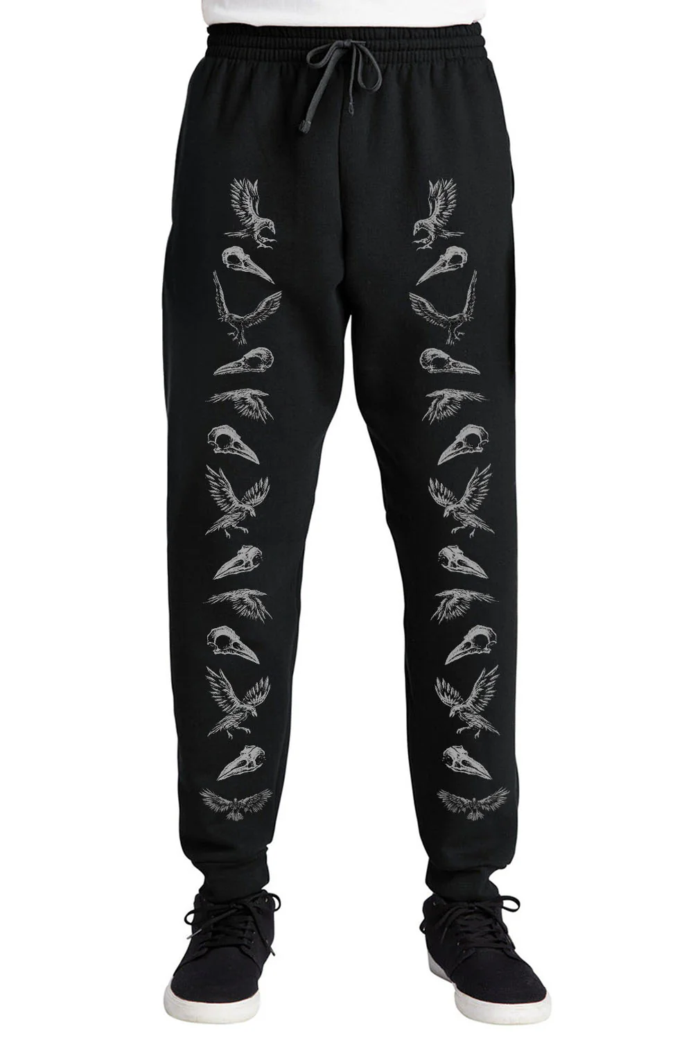 Poe's Raven Joggers [GRAY ASHES] - Image 5