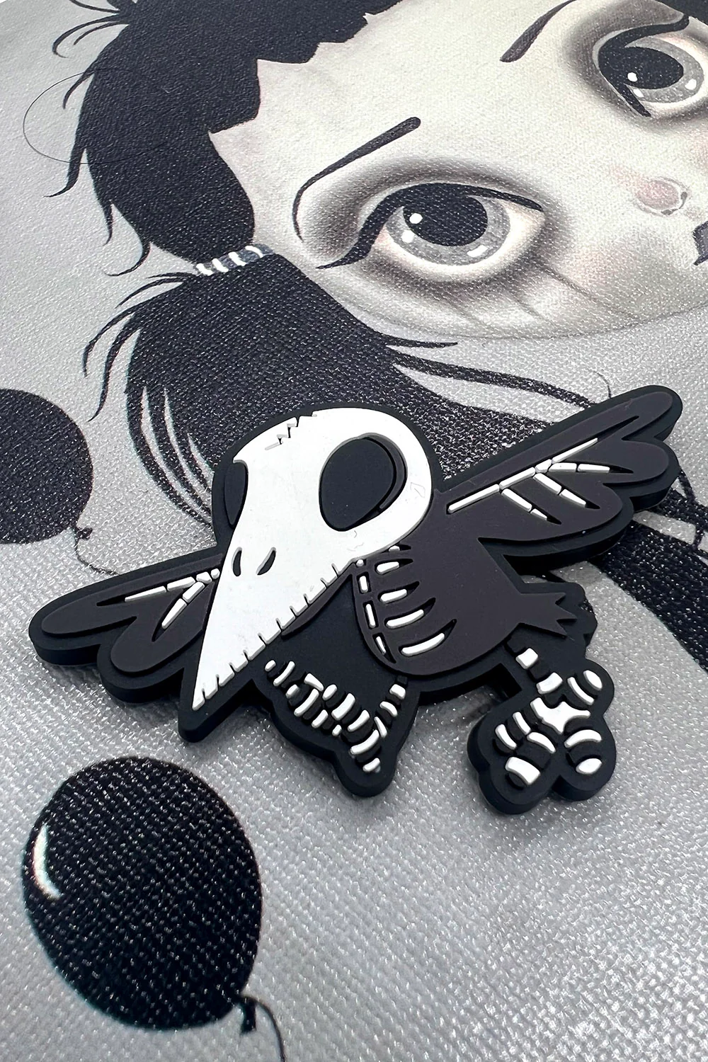 Poe's Raven Rubber Magnet - Image 2