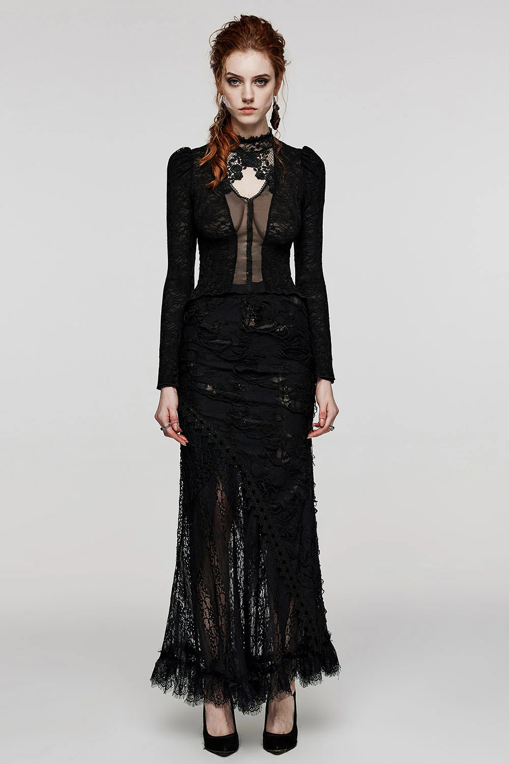 Poetic Woe Keyhole Blouse - Image 4