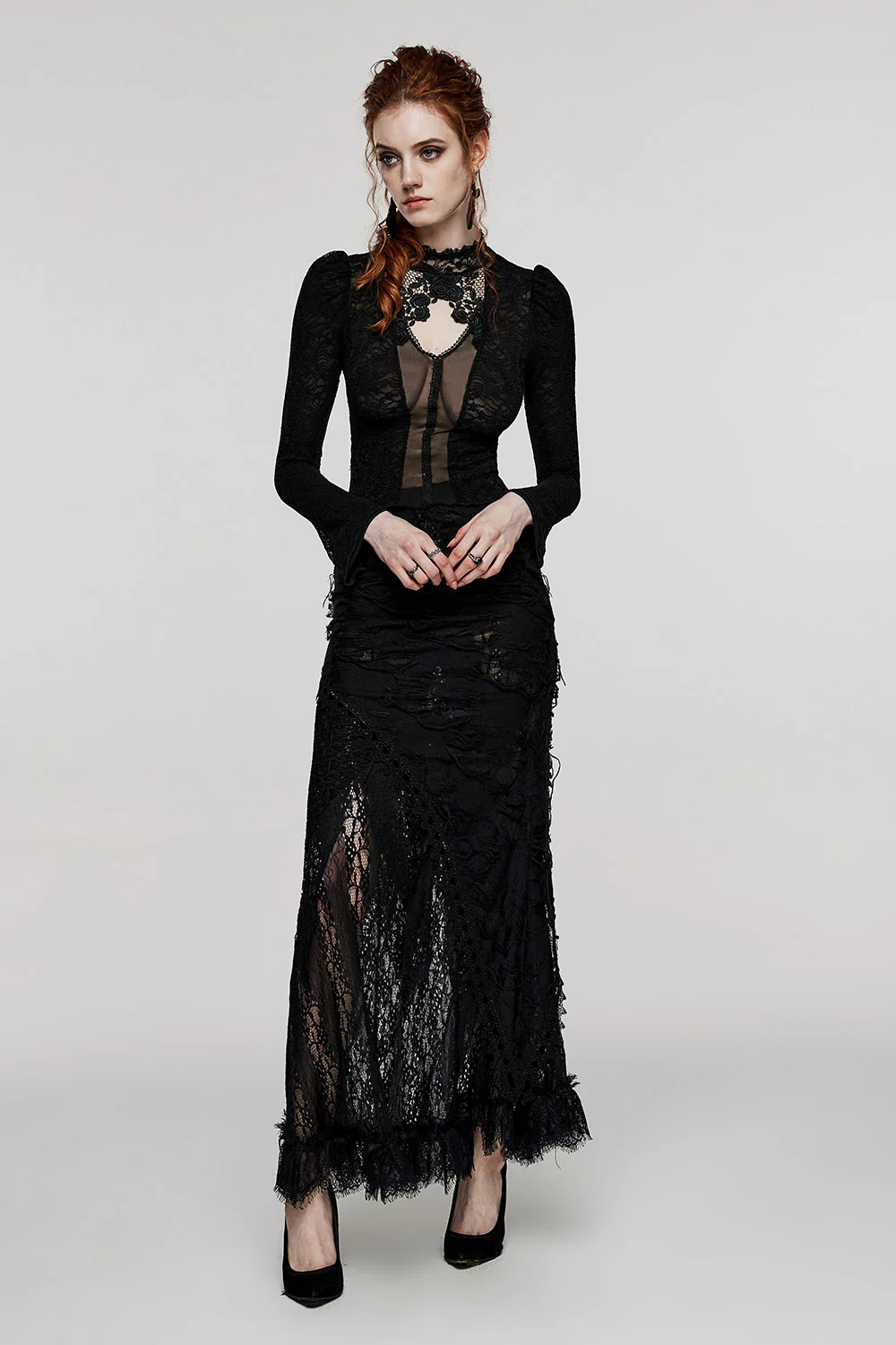 Poetic Woe Keyhole Blouse - Image 6