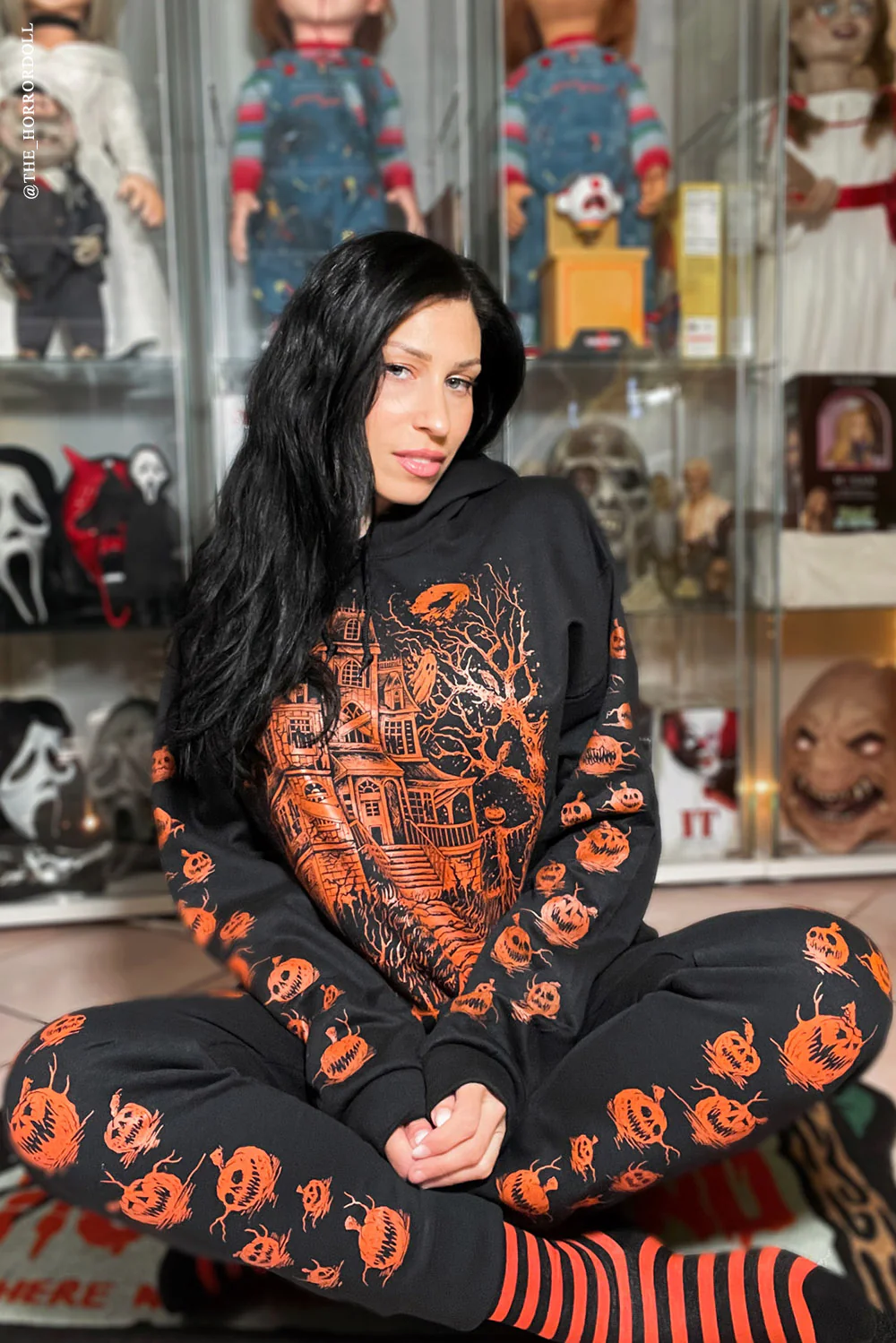 Possessed Pumpkin Patch Joggers [Unisex] - Image 6
