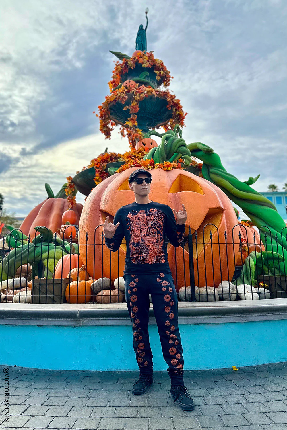 Possessed Pumpkin Patch Joggers [Unisex] - Image 7
