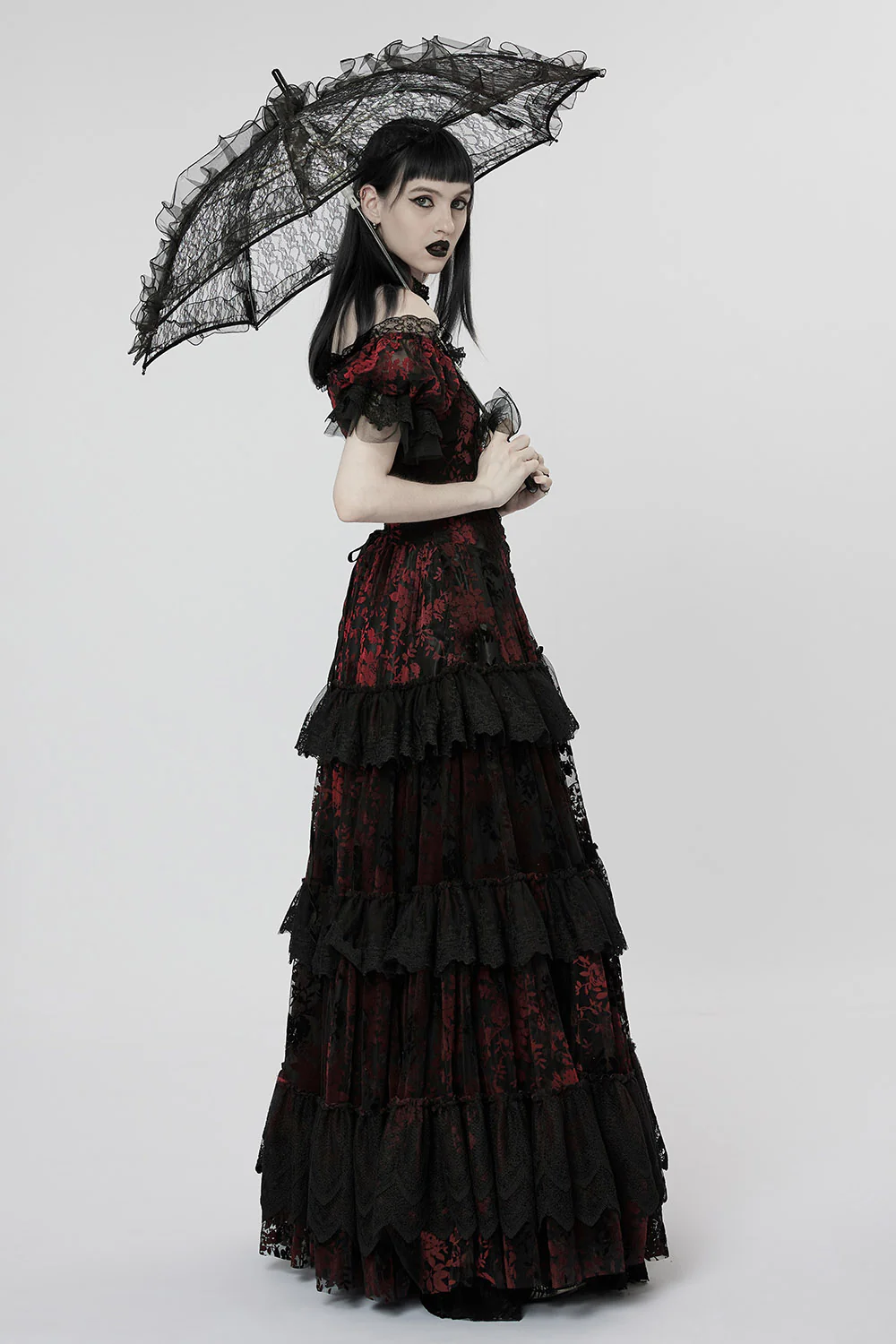 Pretty Dead Thing Lace Parasol - Image 2
