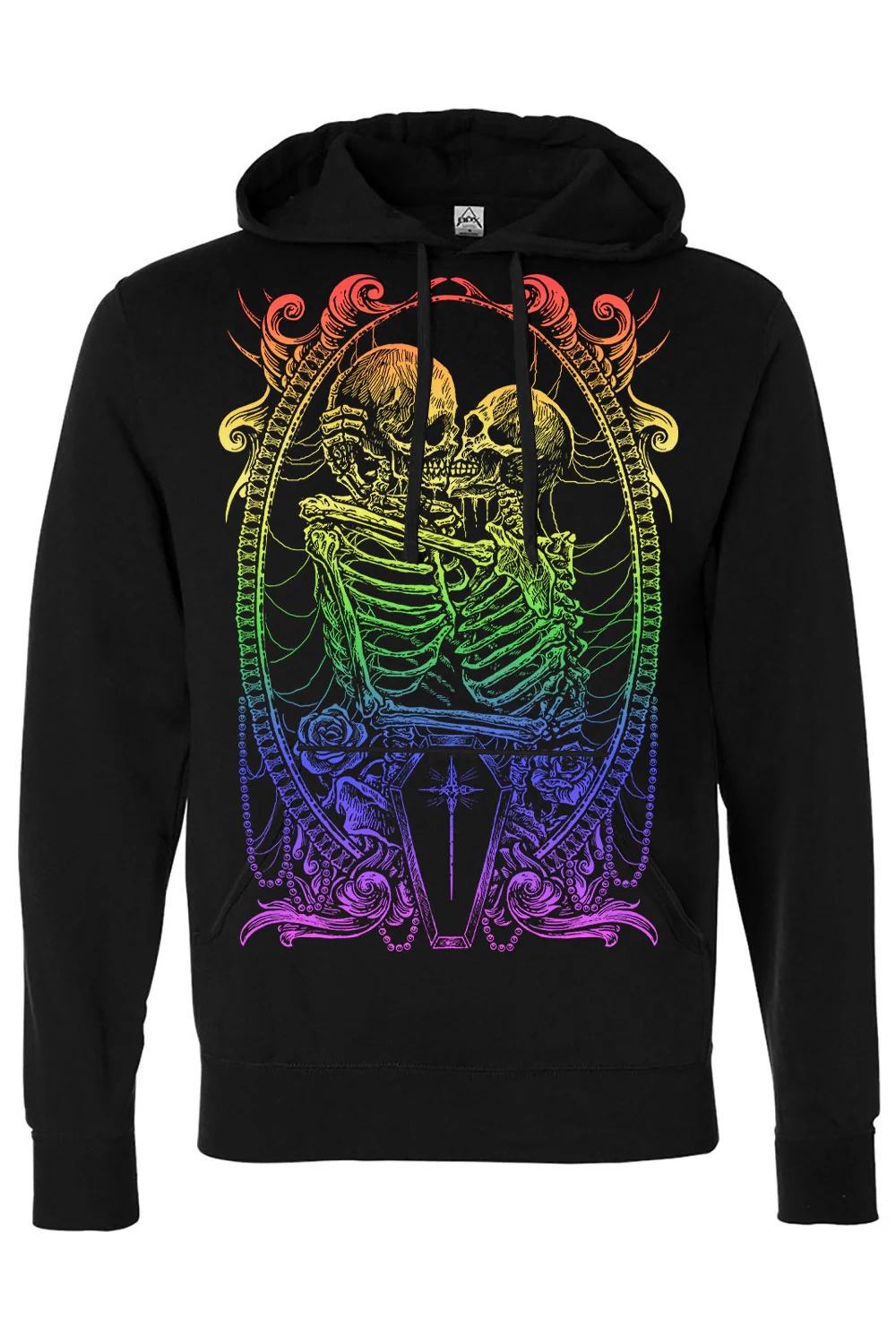 Pride Skeleton Love Hoodie [RAINBOW] - Image 2