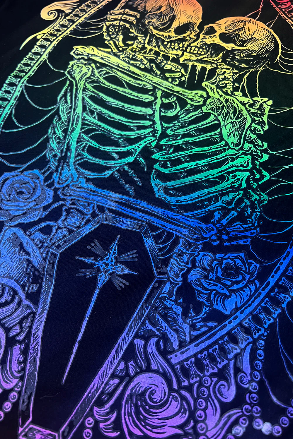 Pride Skeleton Love Hoodie [RAINBOW] - Image 4