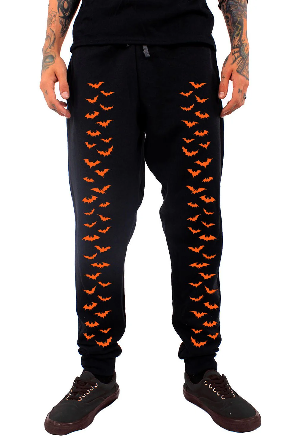 Bat Joggers [PUMPKIN ORANGE] [UNISEX] - Image 4