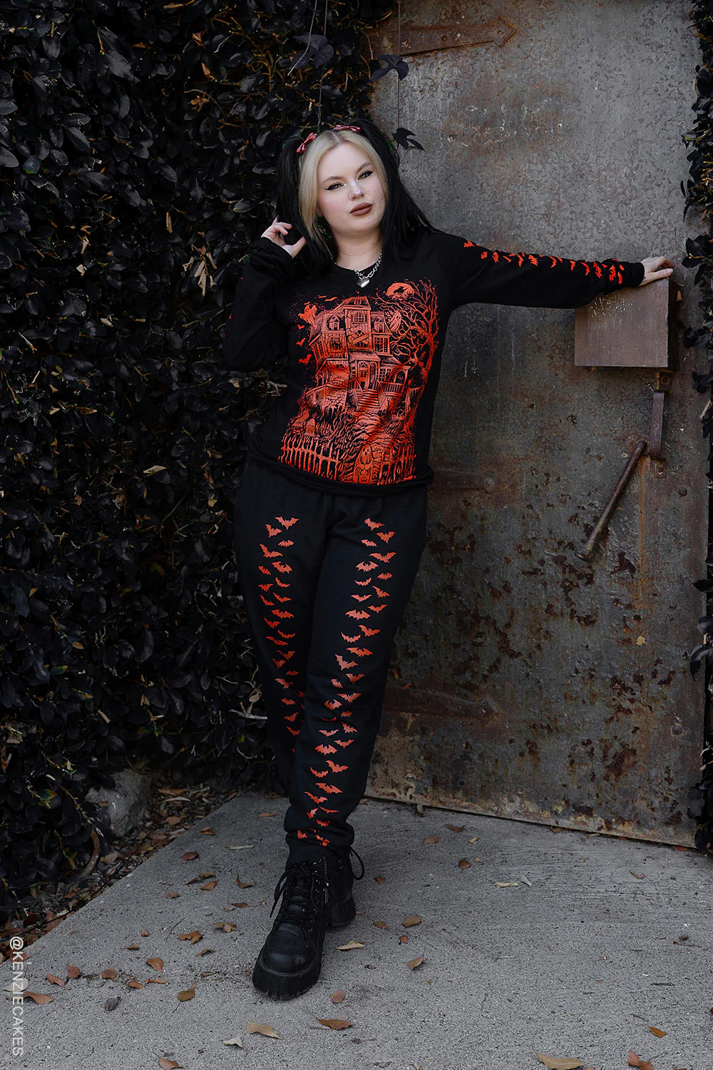 Bat Joggers [PUMPKIN ORANGE] [UNISEX] - Image 9