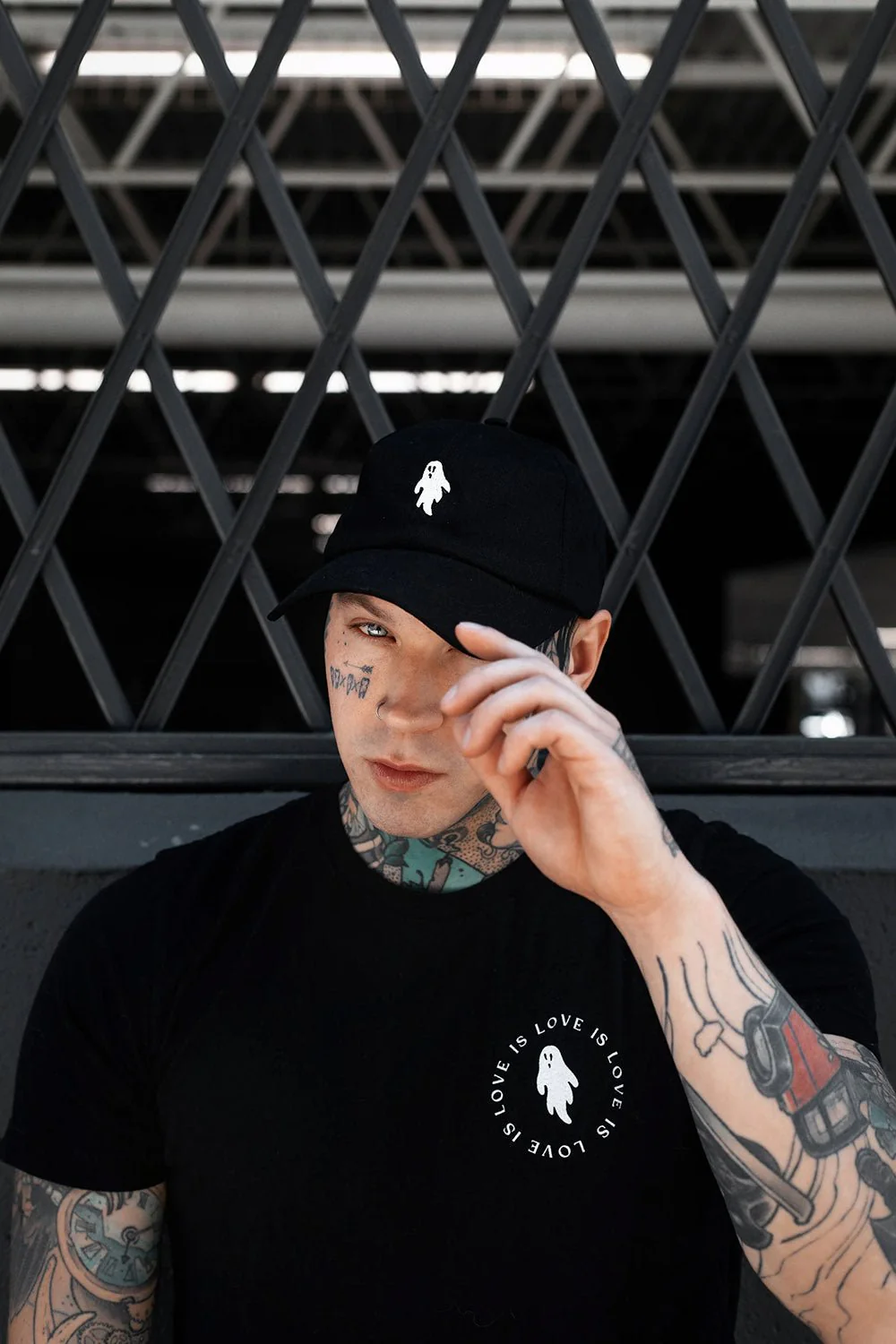 Ghostie Dad Hat [BLACK] - Image 5