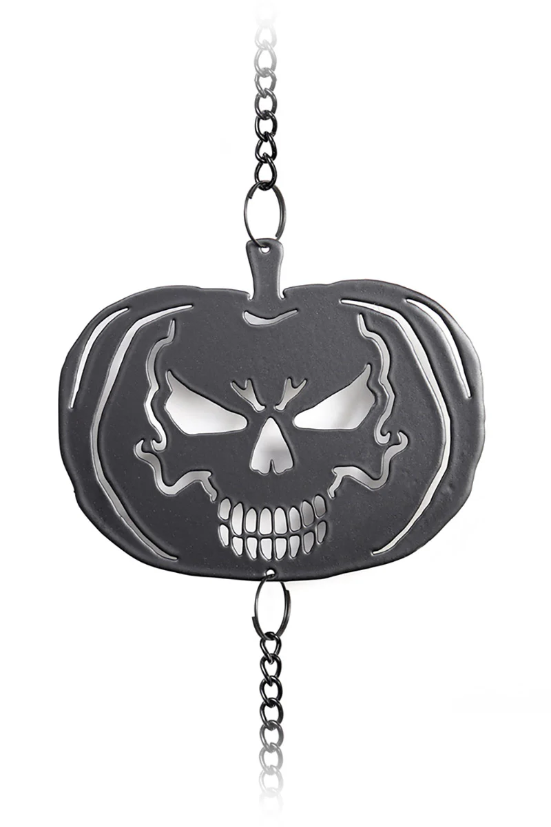 Pumpkin Skull Hanging Decoration - Image 3
