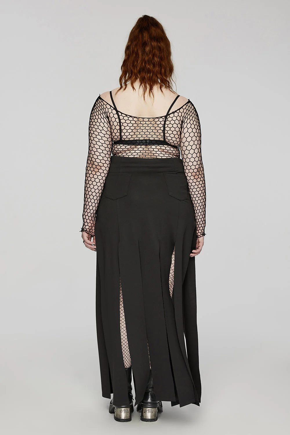 Punk Fishnet Top [Plus Size] - Image 4