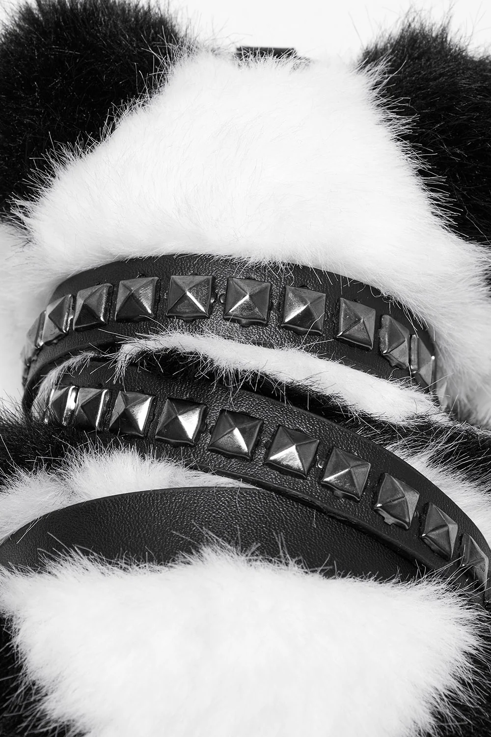 Punk Panda Bear Plush Keychain - Image 7