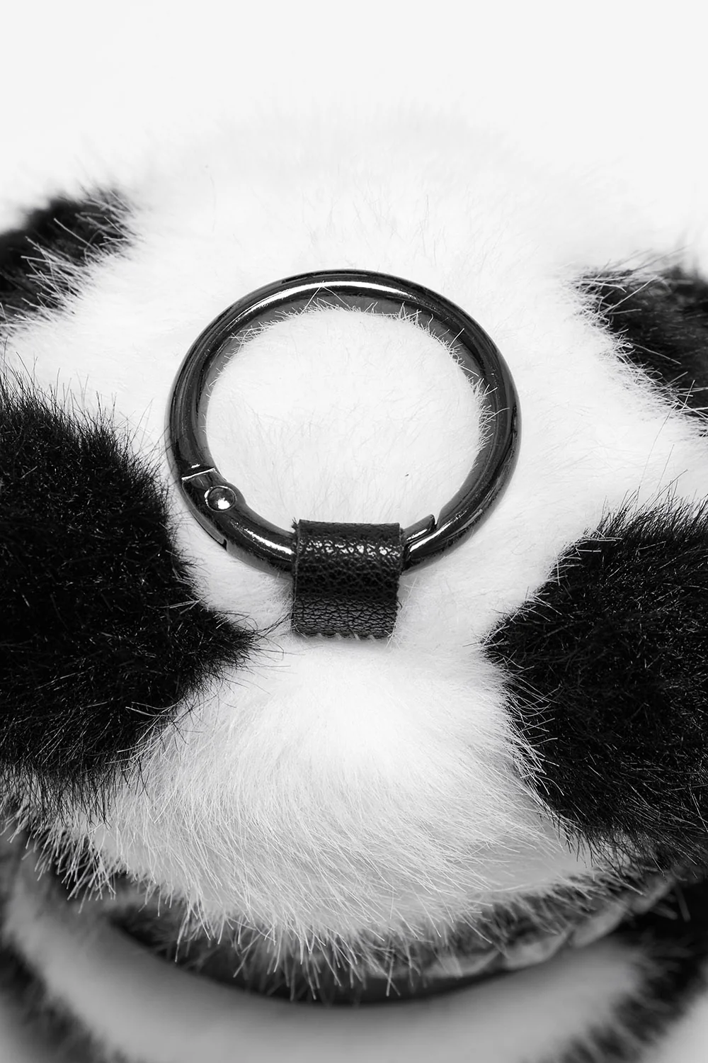 Punk Panda Bear Plush Keychain - Image 8