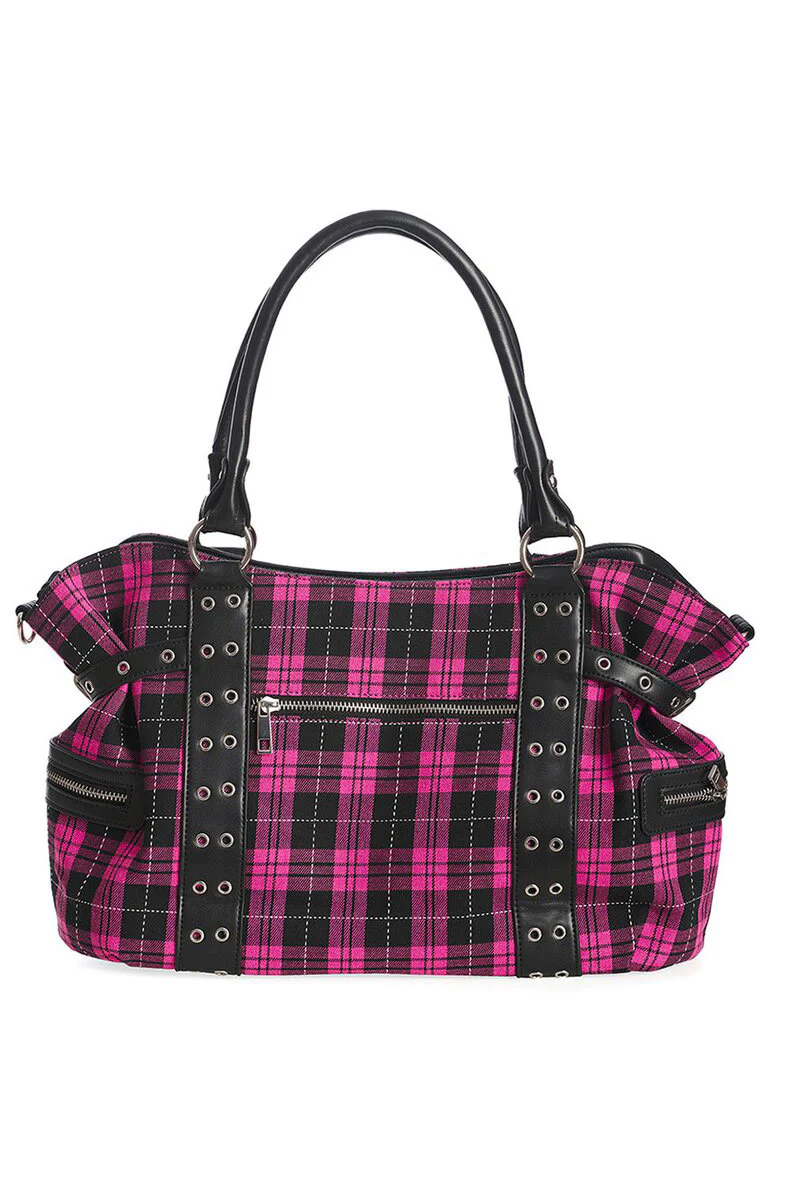 Punk Pink Plaid Bag [PINK] - Image 3