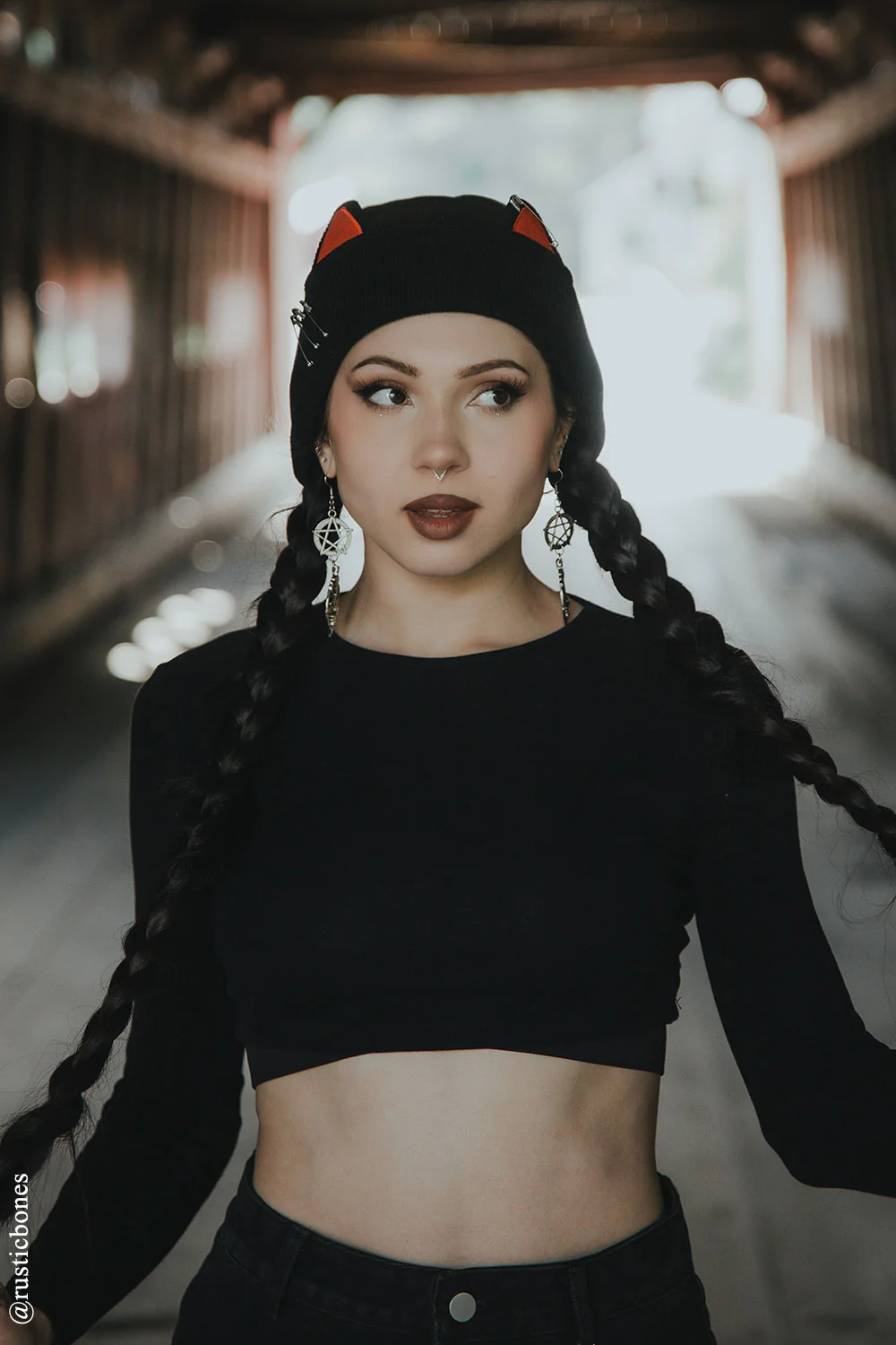 Punk Rock Kitty Beanie - Image 2