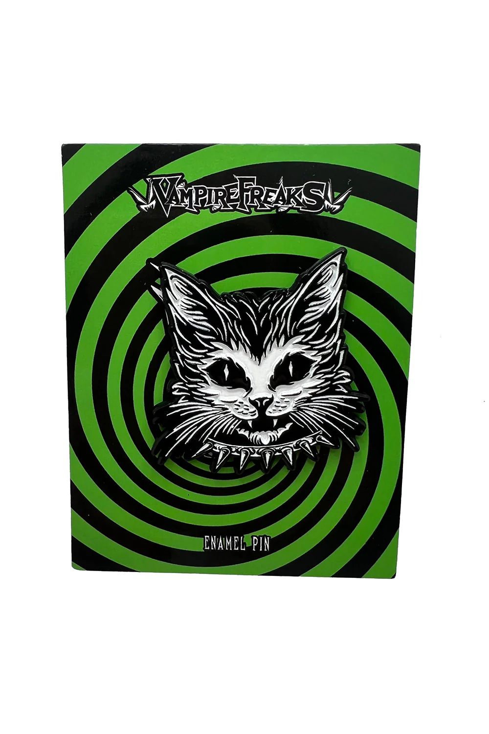 Punk Rock Kitty Enamel Pin - Image 5