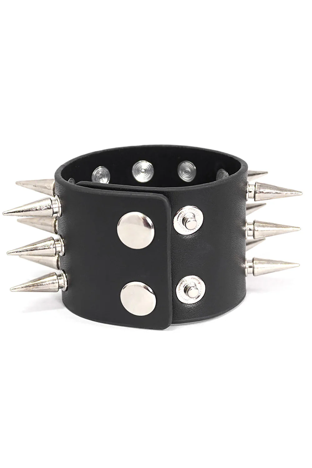 Punk Spike Cuff Bracelet - Image 4