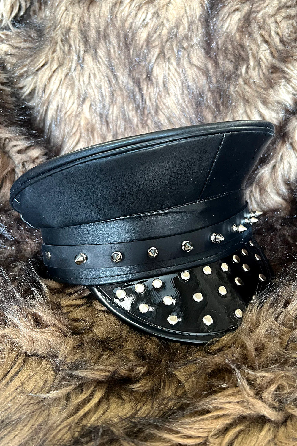 Punk Studded Captain Hat - Image 2