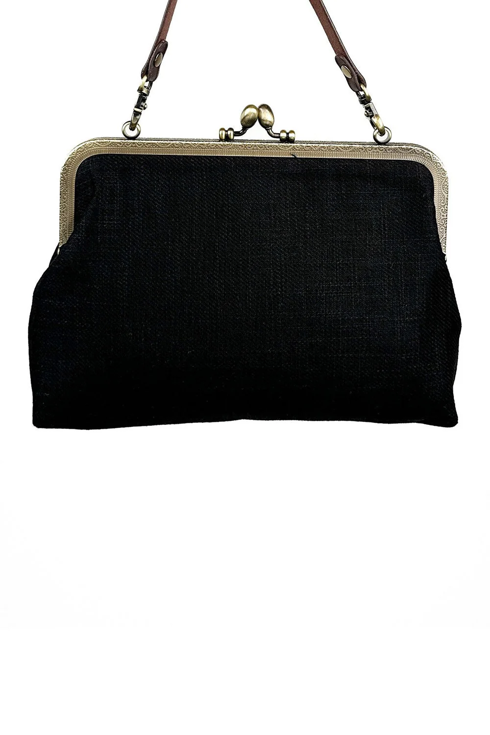 Purple Snake & Ghost Wreath Kisslock Bag - Image 2