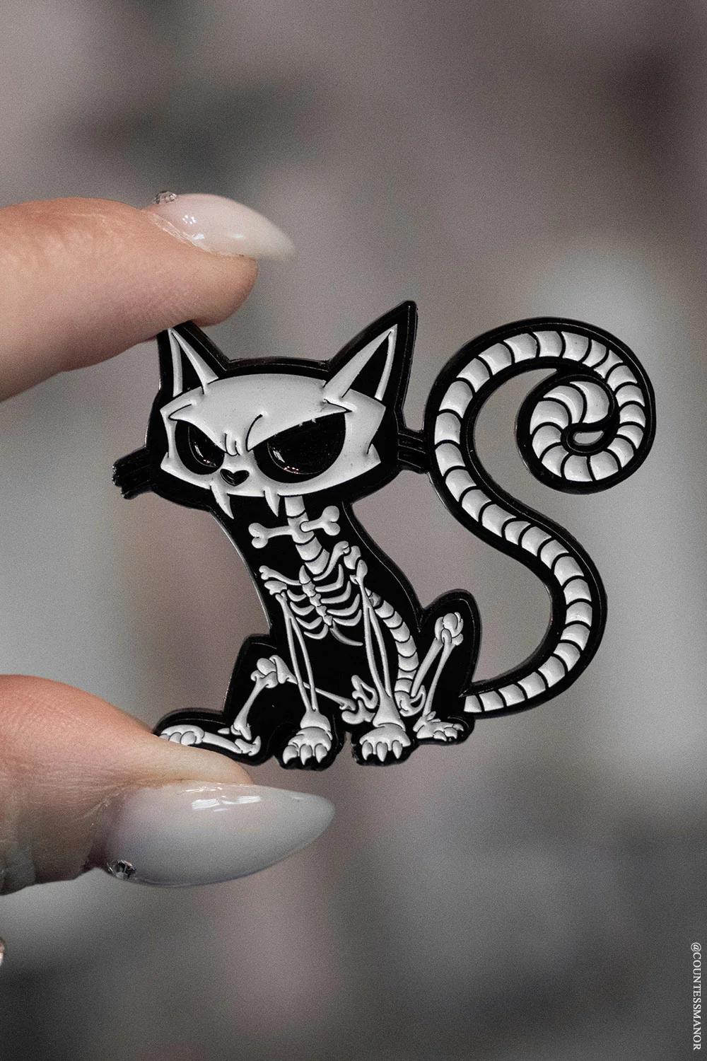 Purr Evil Enamel Pin