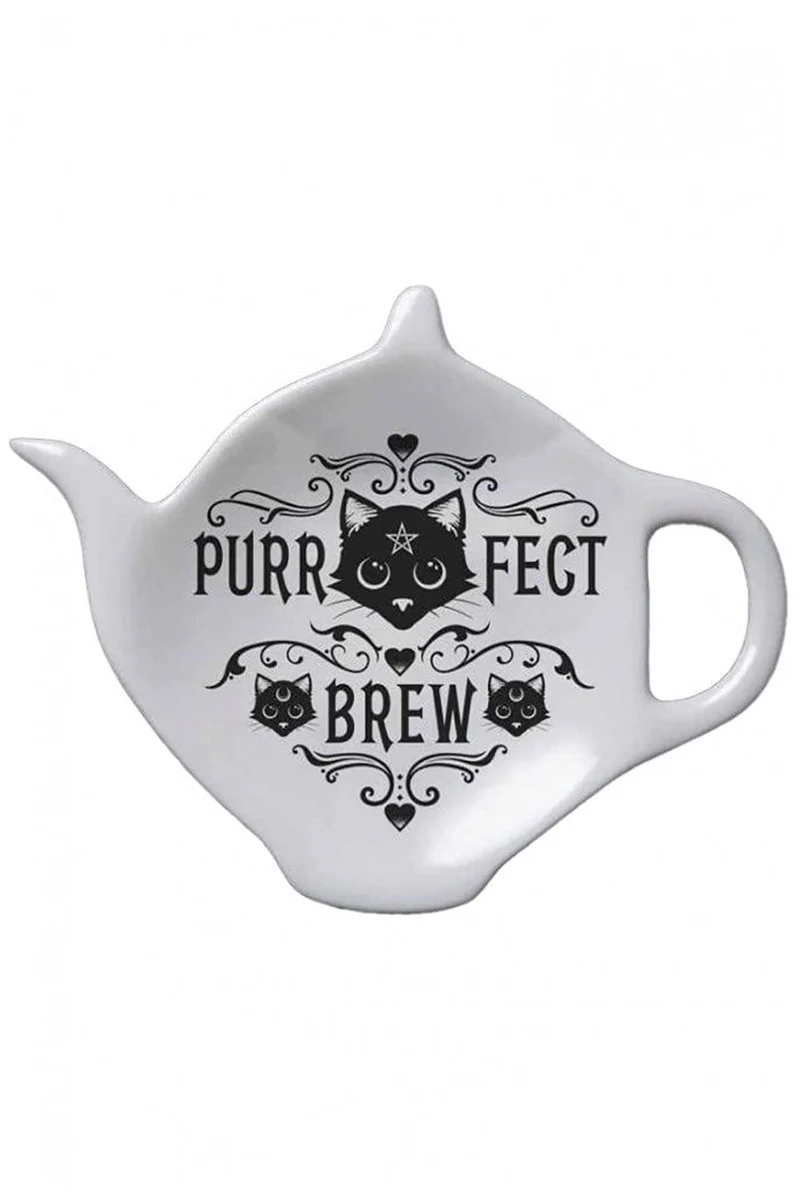 Purrfect Brew Tea Bag & Spoon Rest