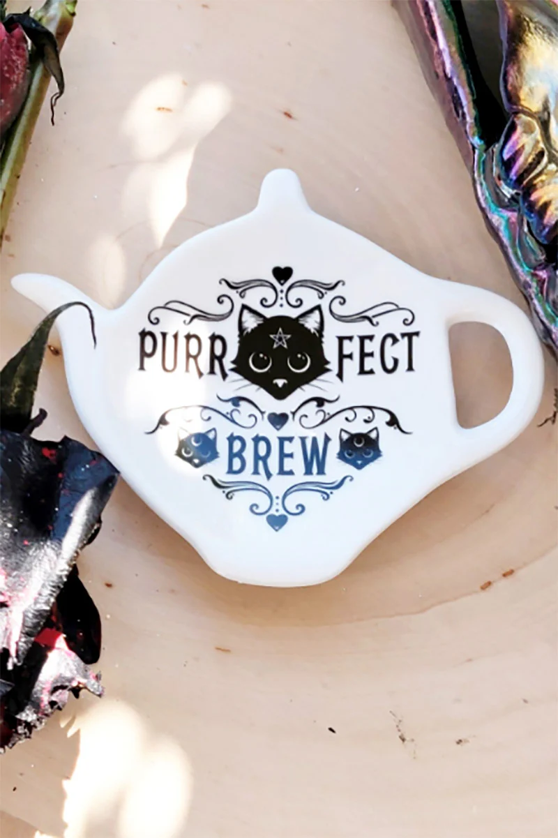 Purrfect Brew Tea Bag & Spoon Rest - Image 2