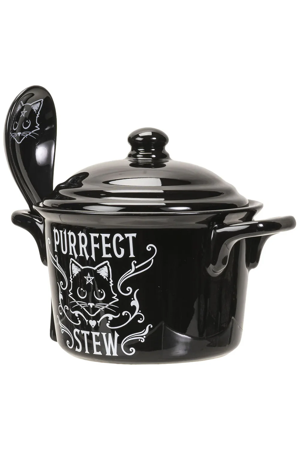 Purrfect Stew Bowl & Spoon Set - Image 5