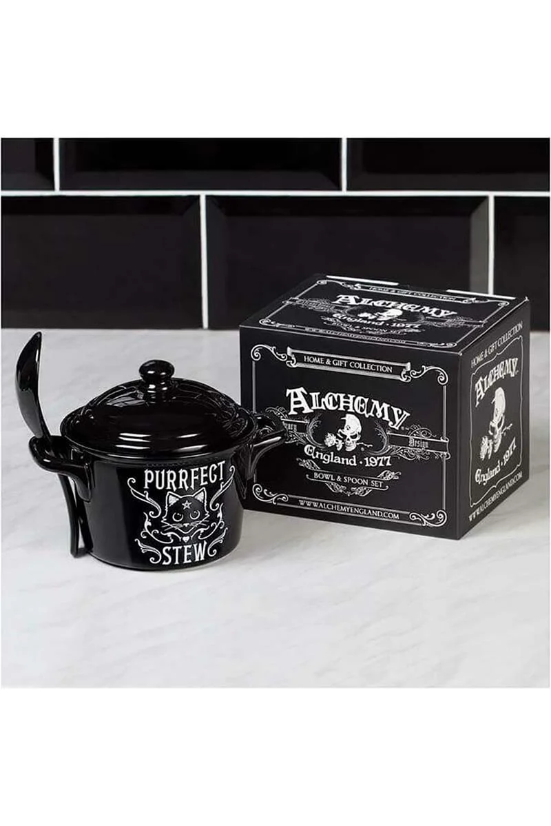 Purrfect Stew Bowl & Spoon Set - Image 8