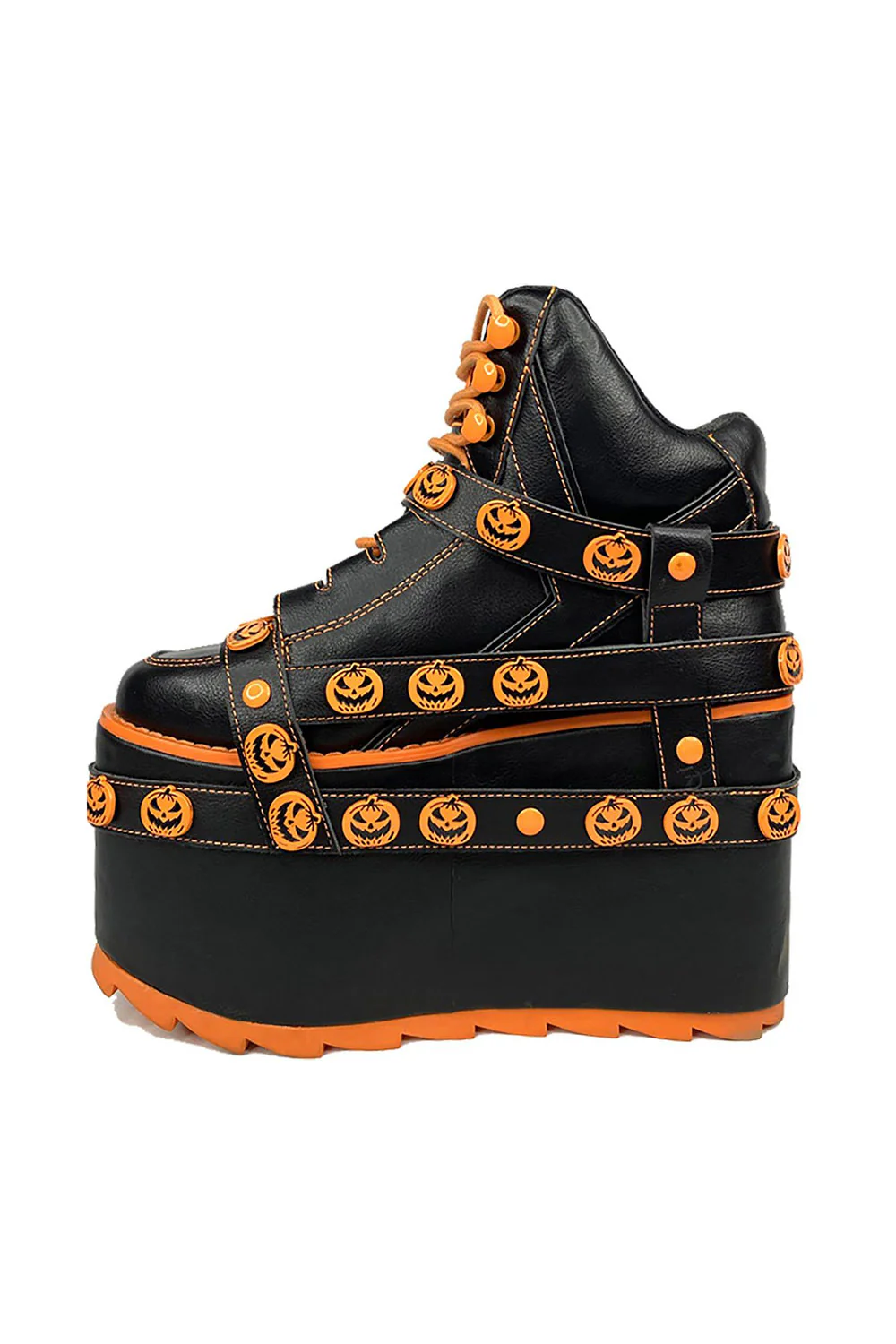 Qozmo BNDG Jackolantern Platforms [BLACK/ORANGE] - Image 4