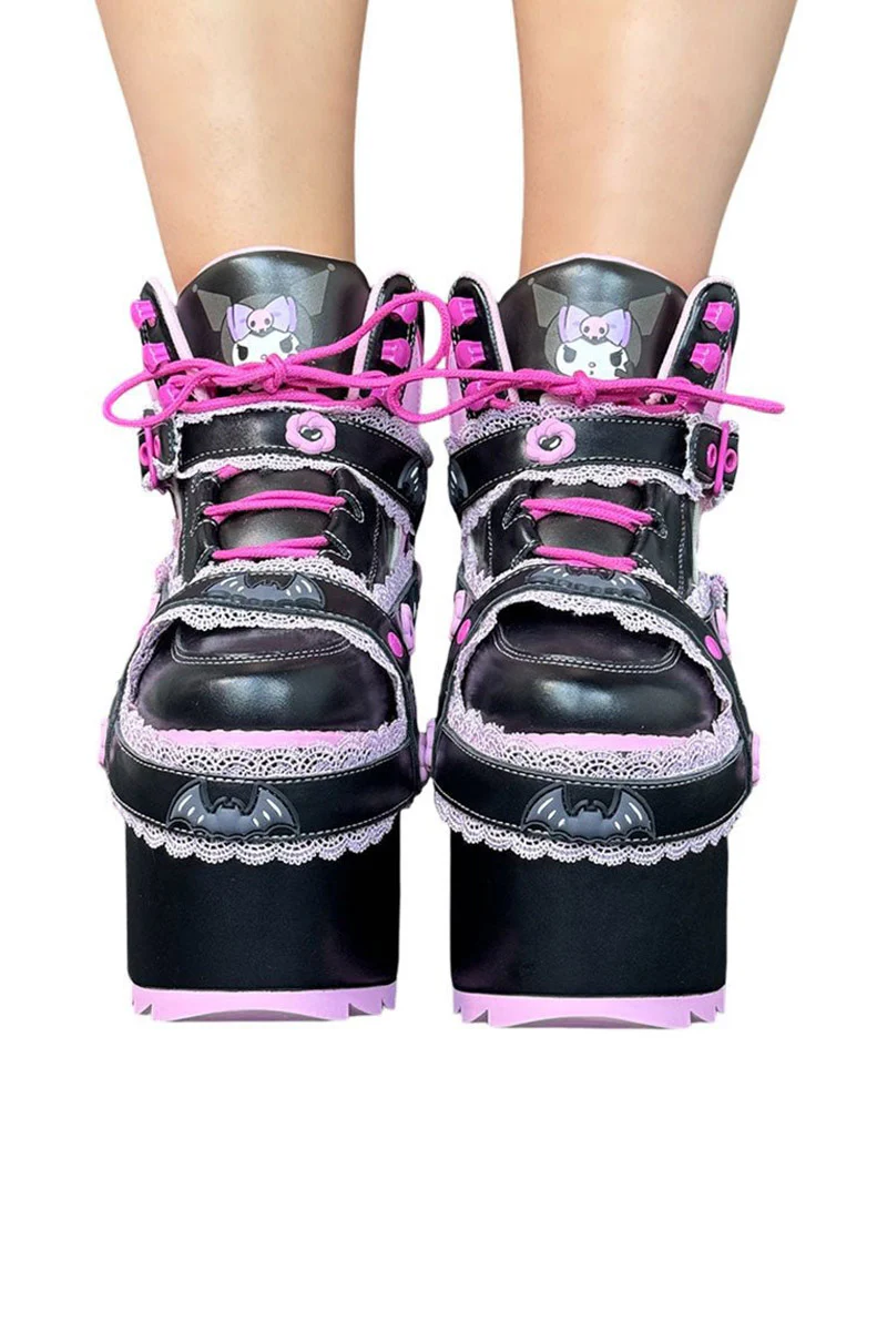 Qozmo Bndg Kuromi Platforms [Black] [NO RESTOCKS] - Image 2