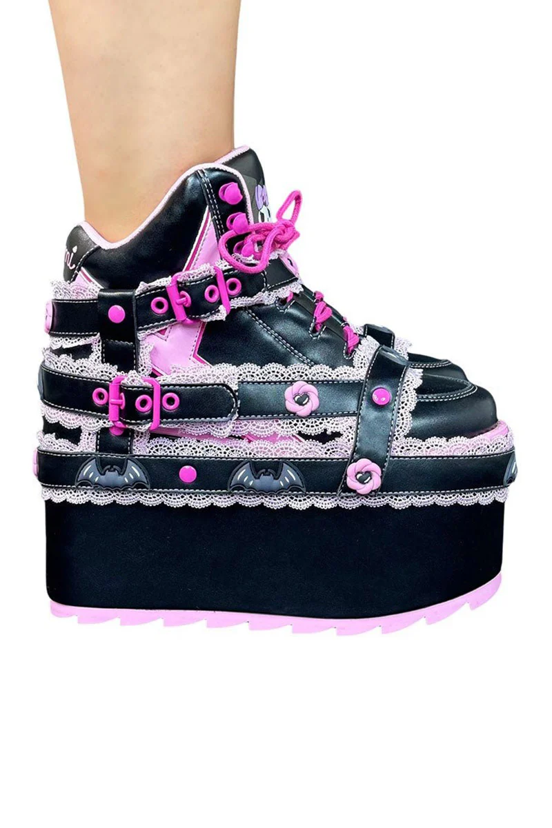 Qozmo Bndg Kuromi Platforms [Black] [NO RESTOCKS] - Image 4
