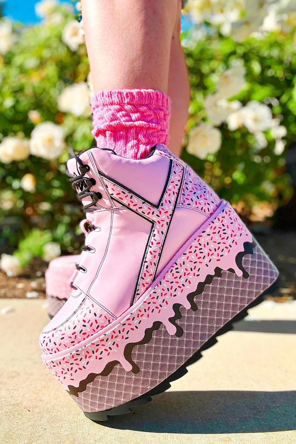 Qozmo Ice Cream Platforms [PINK/BLACK] - Image 6