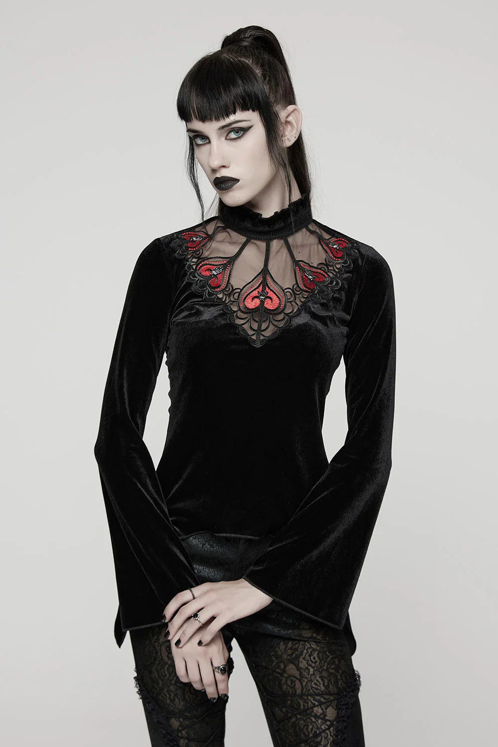 Queen of Hearts Embroidered Top - Image 3