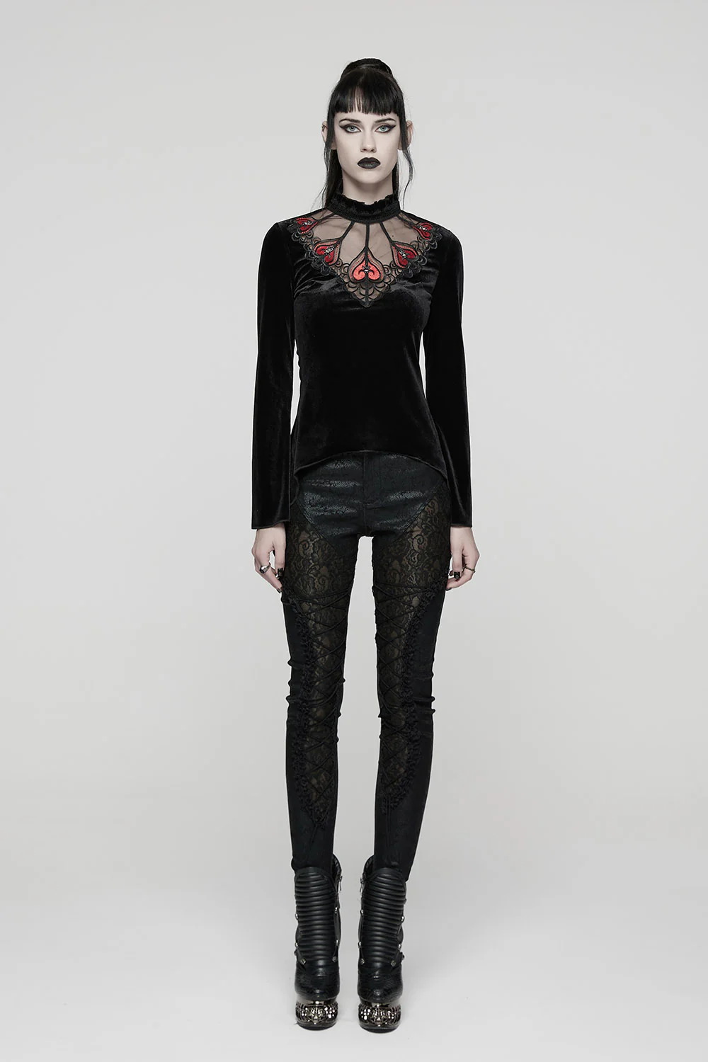 Queen of Hearts Embroidered Top - Image 5