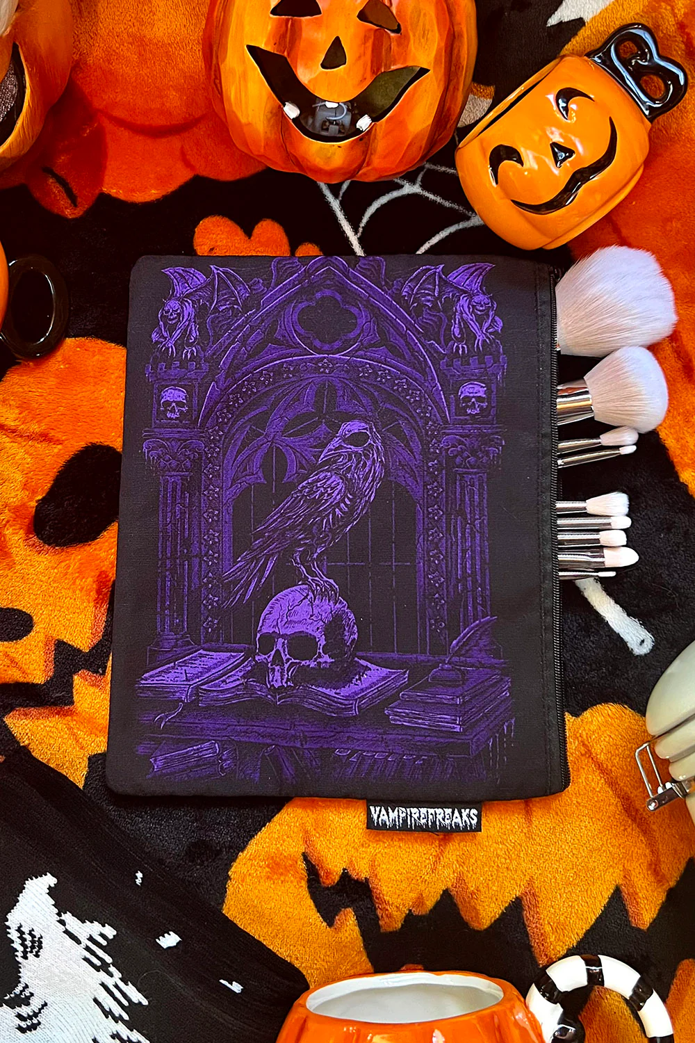 Quoth The Raven Makeup Bag [PURPLE] - Image 2