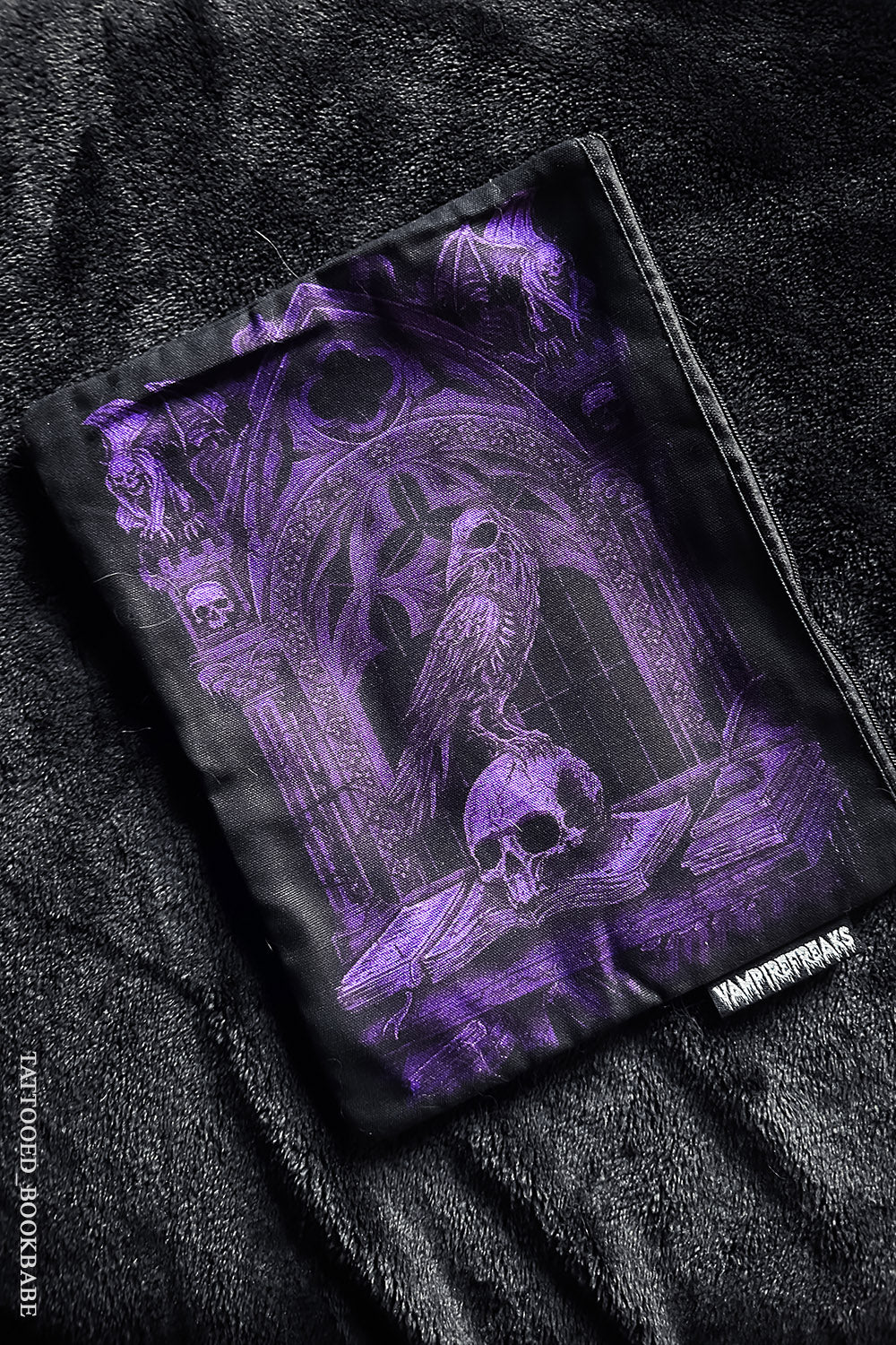 Quoth The Raven Makeup Bag [PURPLE] - Image 4