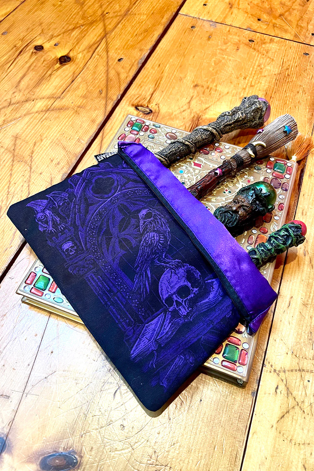 Quoth The Raven Makeup Bag [PURPLE] - Image 8