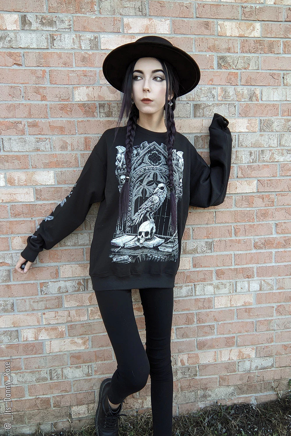 Quoth the Raven Sweatshirt [GRAY] - Image 8