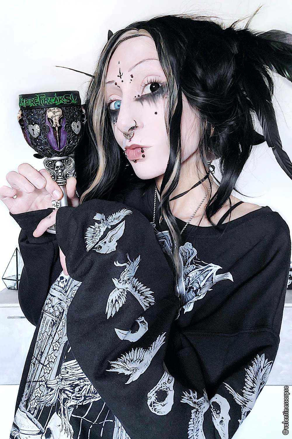 Quoth the Raven Sweatshirt [GRAY] - Image 9