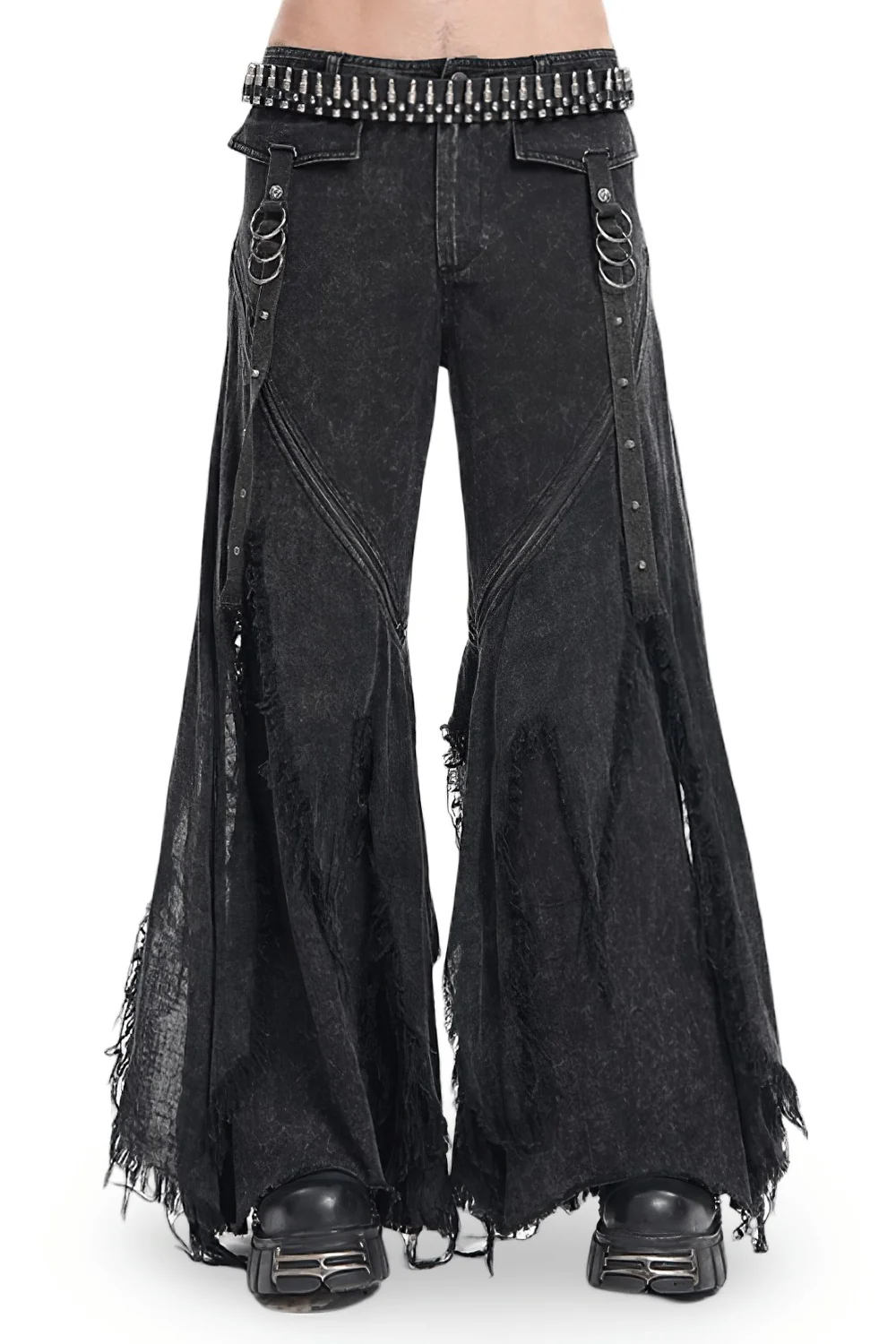 Ragged Bones Ripped Baggy Pants - Image 2