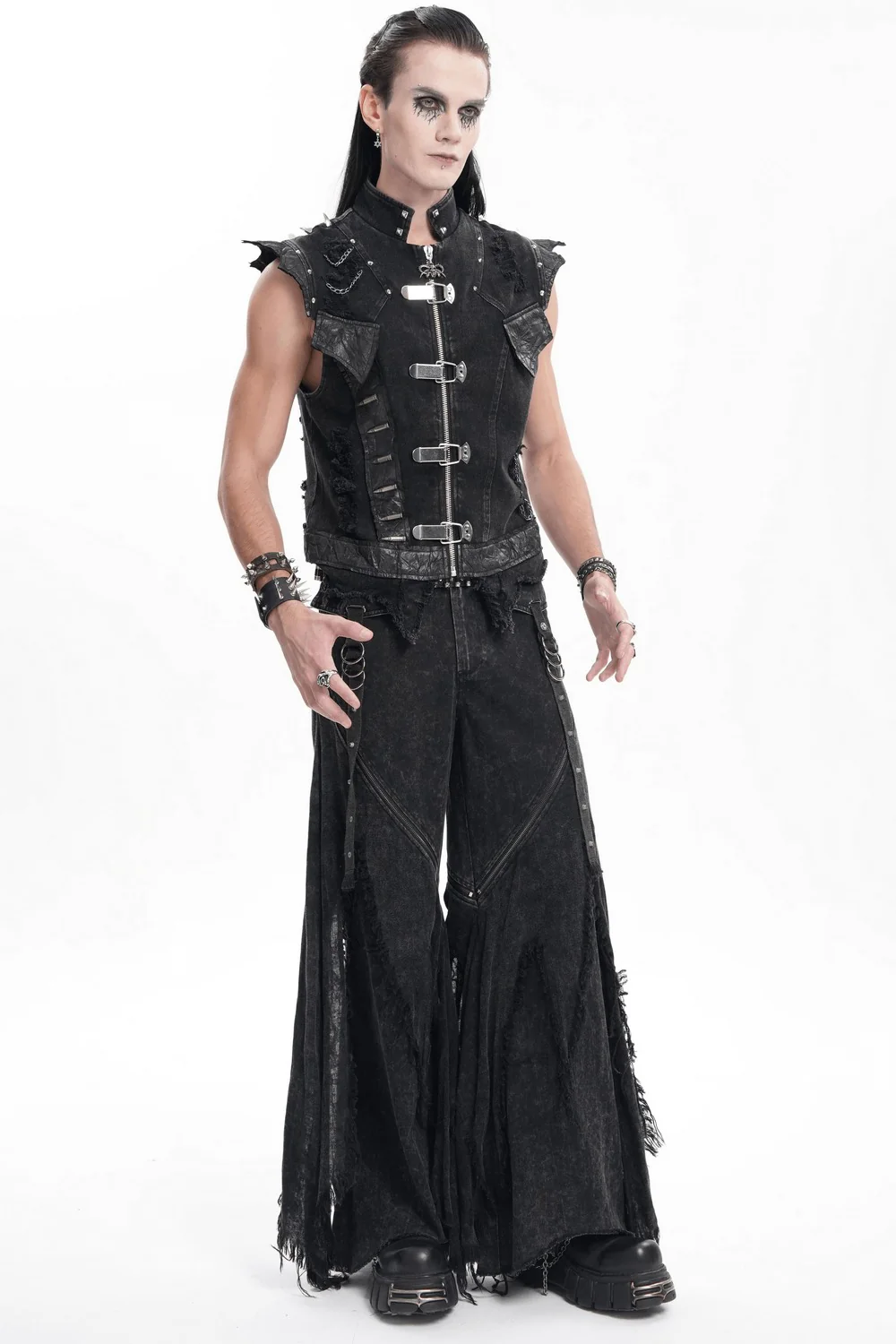 Ragged Bones Ripped Baggy Pants - Image 7