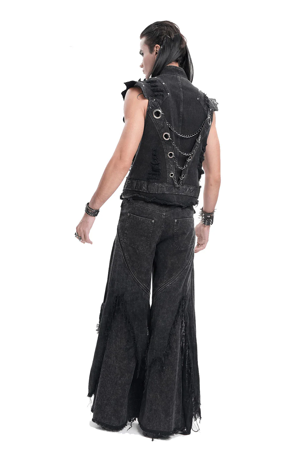 Ragged Bones Ripped Baggy Pants - Image 9