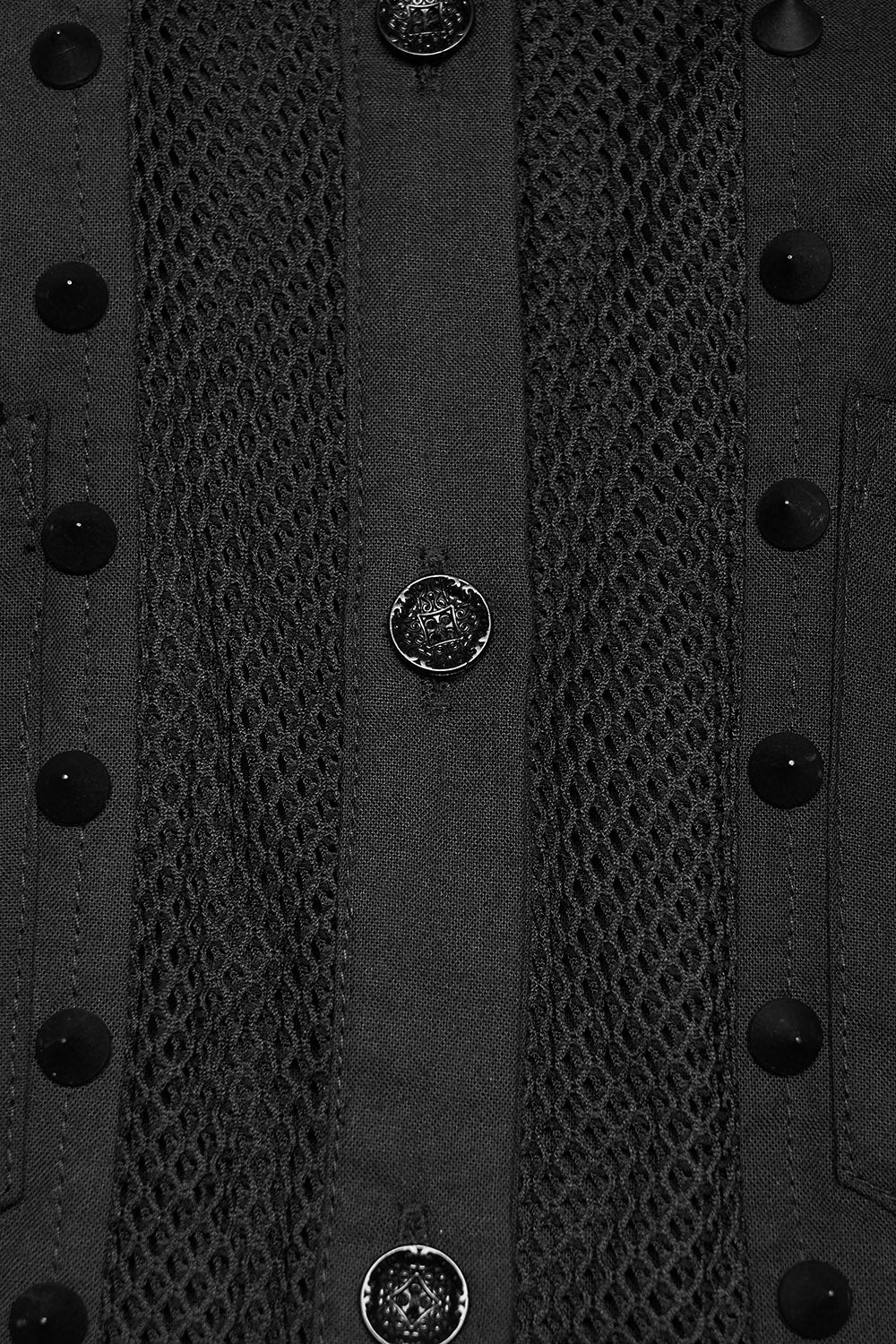 Raven Claws Top with Spiked Shoulder Epaulets - Image 10