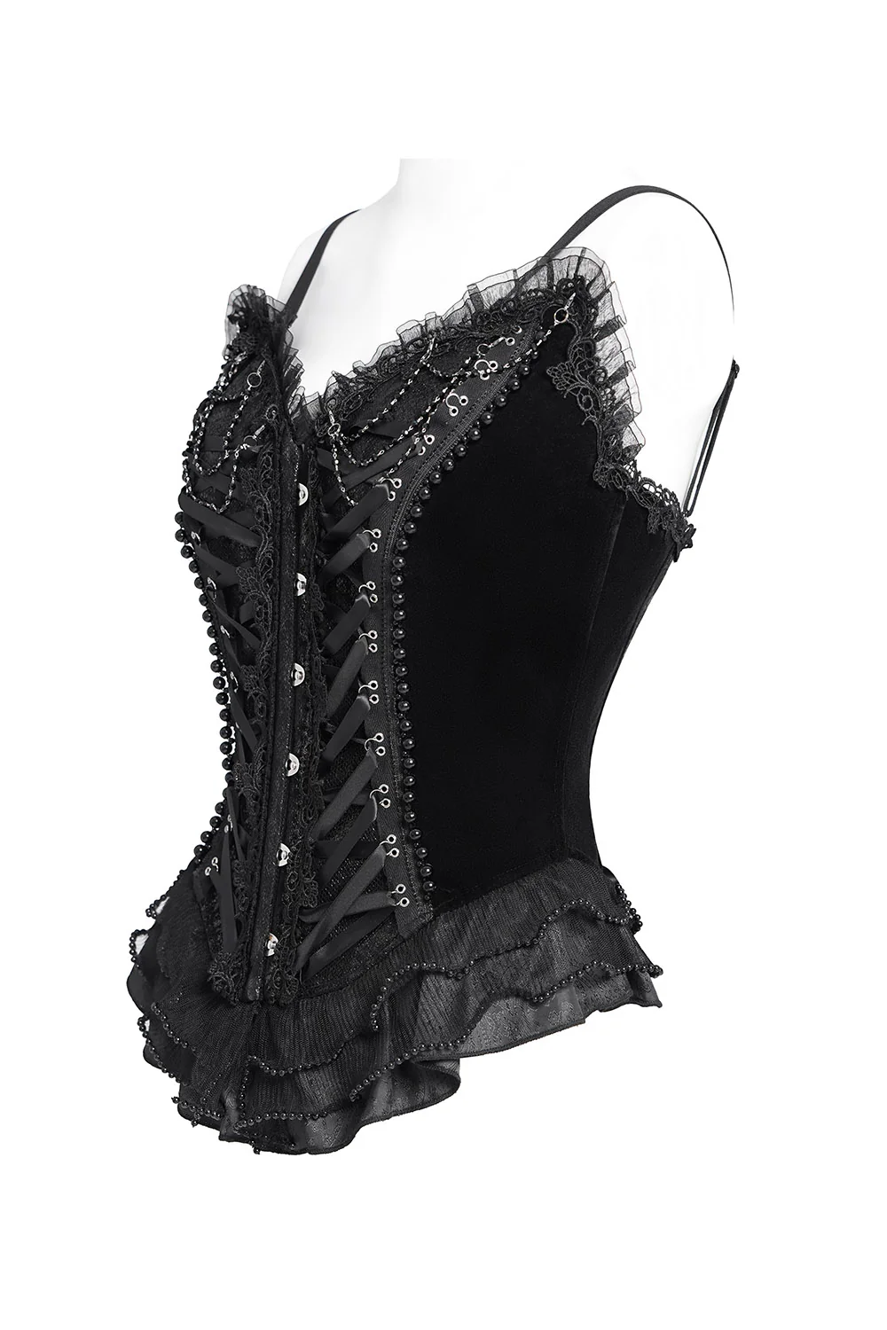 Raven Court Beaded Corset - Image 10