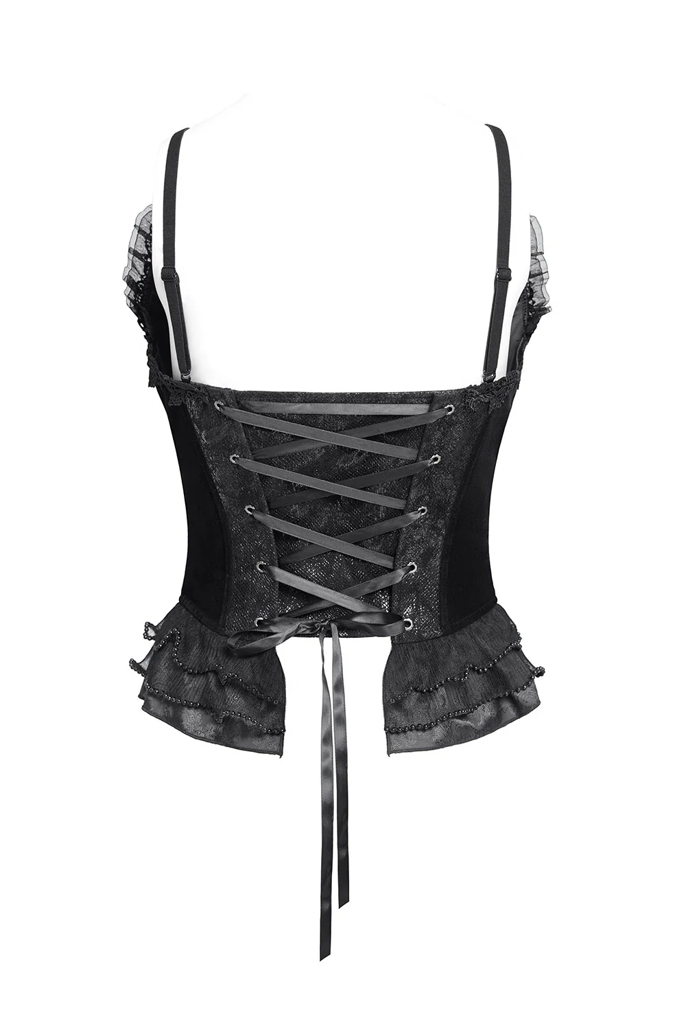 Raven Court Beaded Corset - Image 11